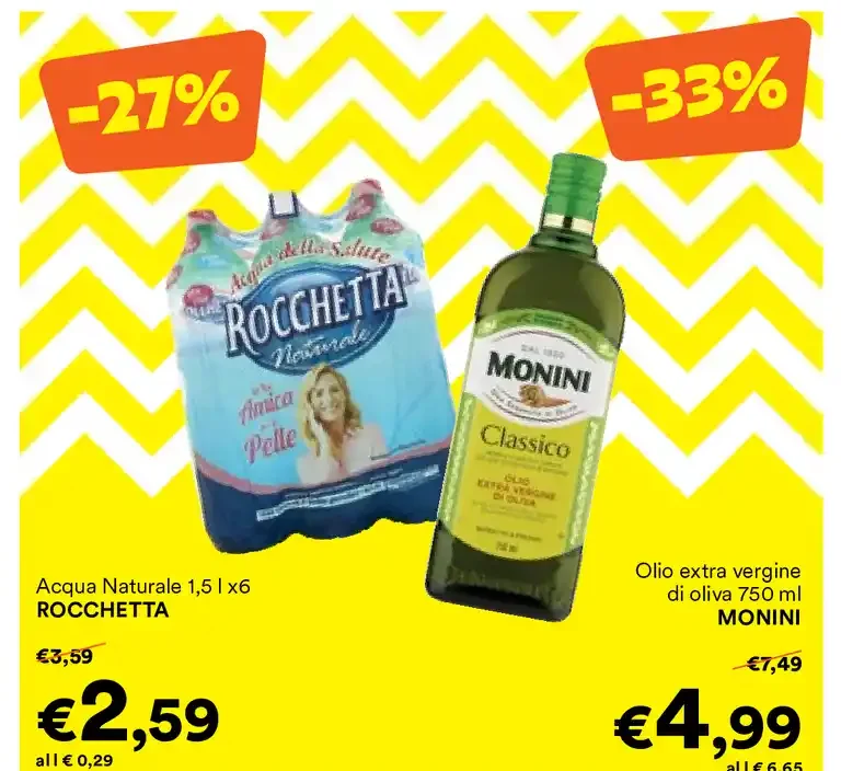 Acqua naturale Rocchetta