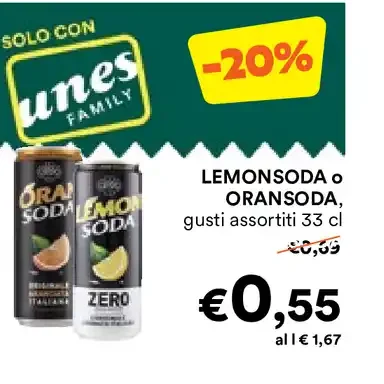Lemonsoda o Oransoda