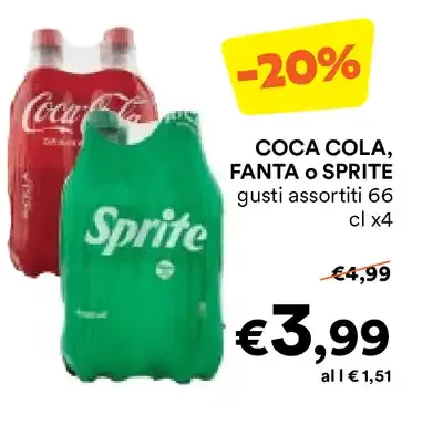 Coca-Cola, Fanta o Sprite
