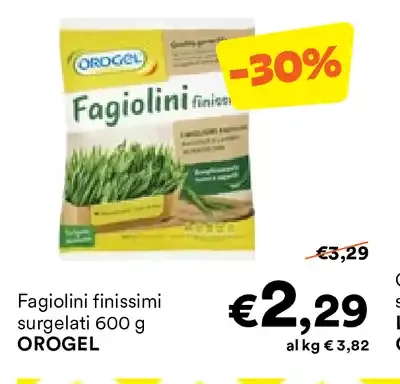 Fagiolini finissimi surgelati