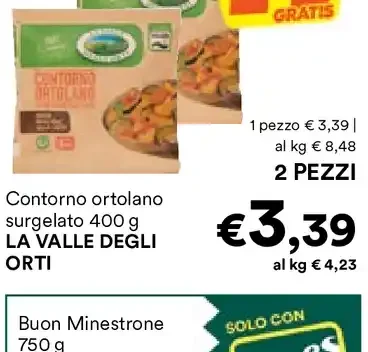 Contorno ortolano surgelato