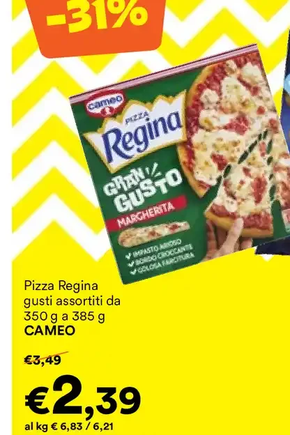 Pizza Regina gusti assortiti
