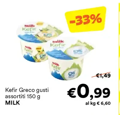 Kefir Greco gusti assortiti