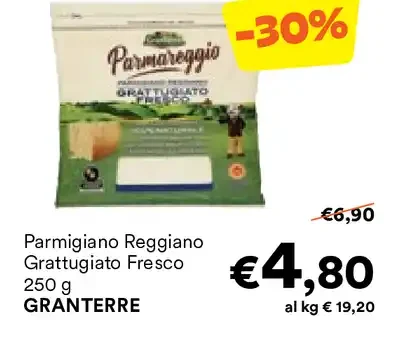 Parmigiano Reggiano Grattugiato Fresco