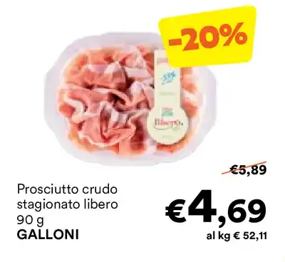 Prosciutto crudo stagionato
