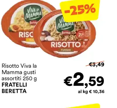 Risotto Viva Mamma gusti assortiti