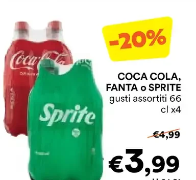 Coca-Cola, Fanta o Sprite