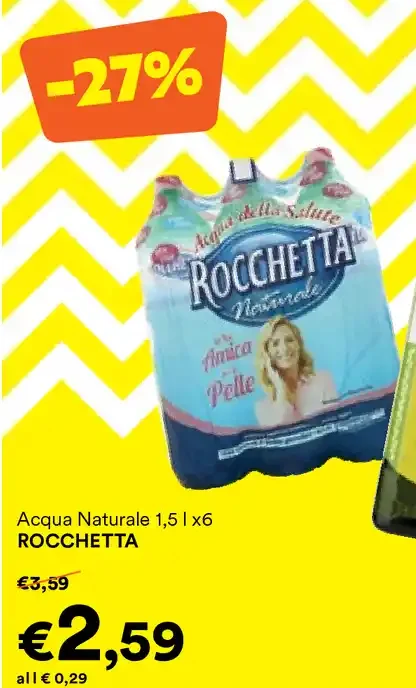 Acqua naturale Rocchetta