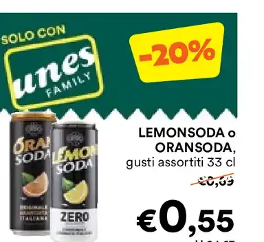 Lemonsoda o Oransoda