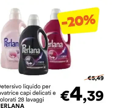 Detersivo liquido per lavatrice