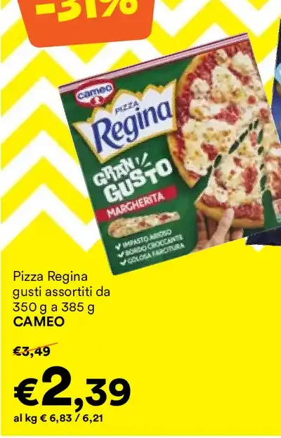 Pizza Regina gusti assortiti