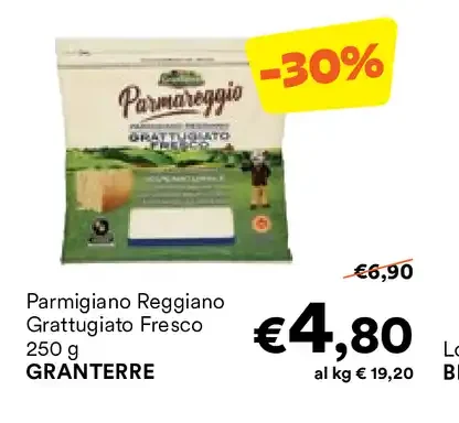Parmigiano Reggiano Grattugiato Fresco