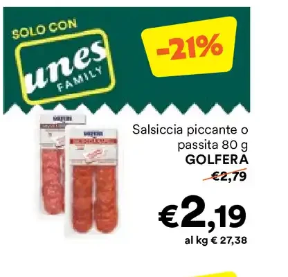 Salsiccia piccante o passita