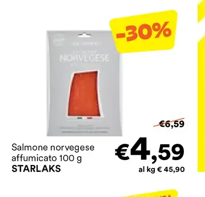 Salmone norvegese affumicato