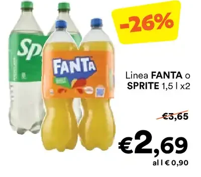 Bibite Fanta o Sprite