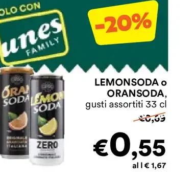 Lemonsoda o Oransoda
