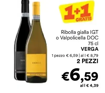 Ribolla gialla o Valpolicella
