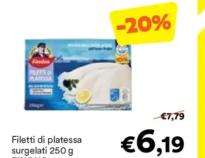 Filetti di platessa surgelati