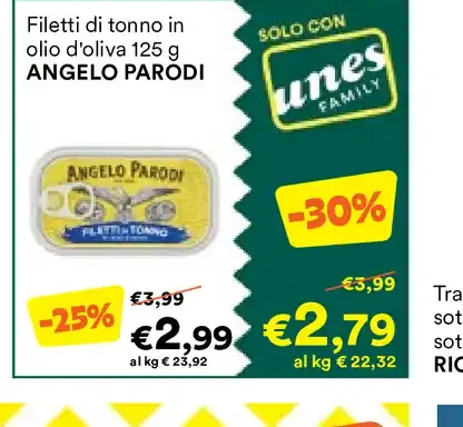 Filetti di tonno in olio d'oliva