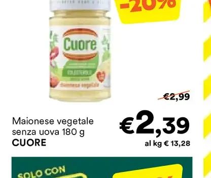 Maionese vegetale senza uova