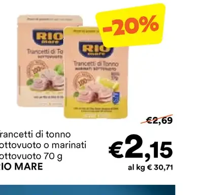 Trancetti di tonno