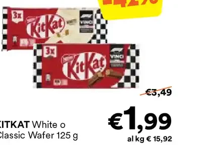 KitKat White o Classic Wafer