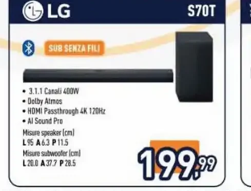 Soundbar LG S70T