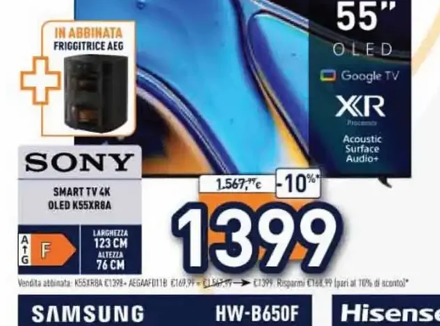 TV Sony 55 pollici OLED