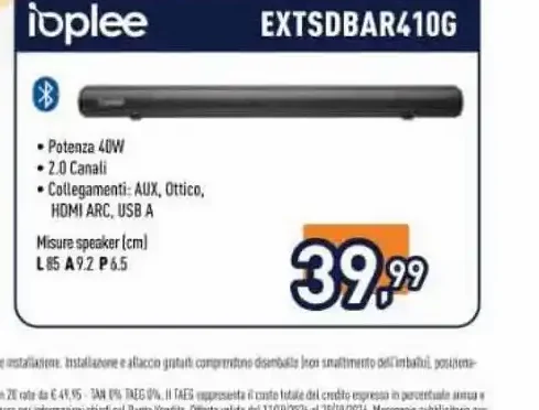 Soundbar ioplee