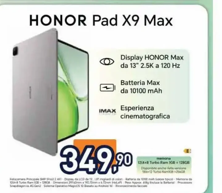 Honor Pad X9 Max