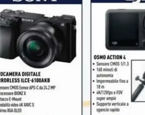 Fotocamera digitale mirrorless