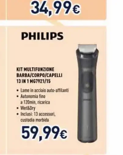 Kit multifunzione barba capelli