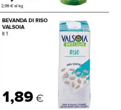 Bevanda di riso Valsoia