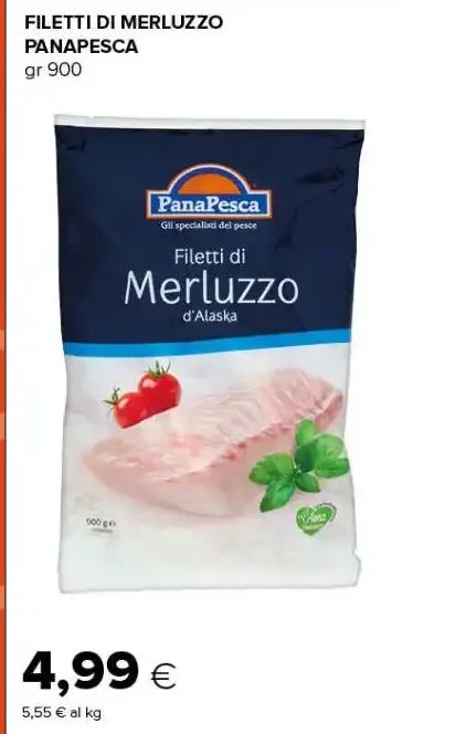 Filetti di merluzzo panapesca