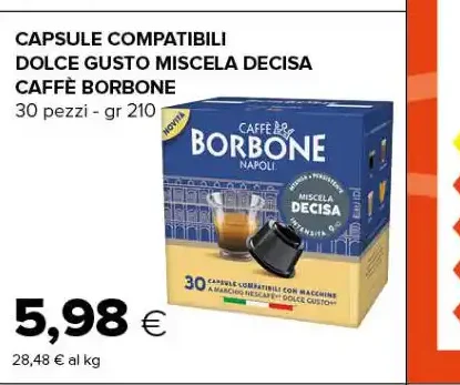 Capsule compatibili Dolce Gusto miscela decisa