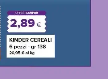 Kinder Cereali