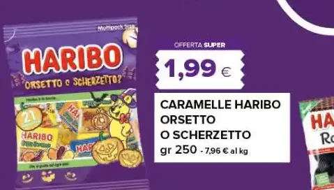 CARAMELLE HARIBO ORSETTO O SCHERZETTO