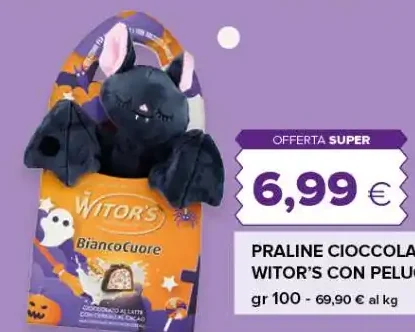 PRALINE CIOCCOLATO WITOR'S CON PELUCHE