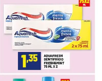 Dentifricio Aquafresh