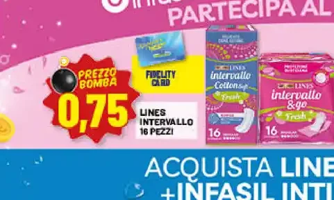 Assorbenti Lines Intervallo