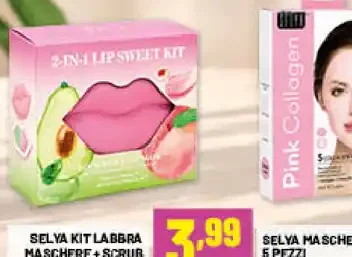 Selya kit labbra maschere e scrub