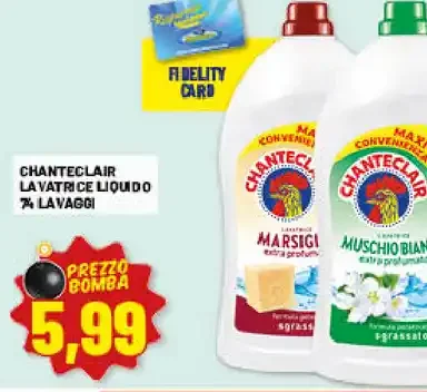 Chanteclair lavatrice liquido