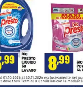 Bio Presto liquido
