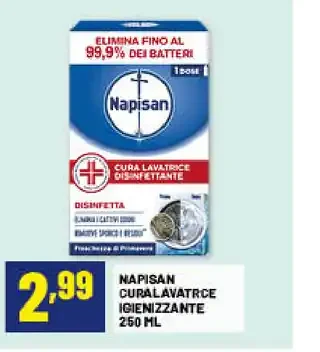 Napisan cura lavatrice igienizzante