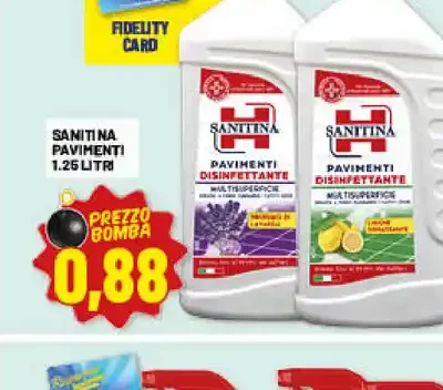 Sanitina pavimenti disinfettante