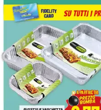 Giostyle vaschetta senza coperchio