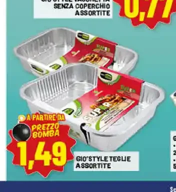 Giostyle teglie assortite