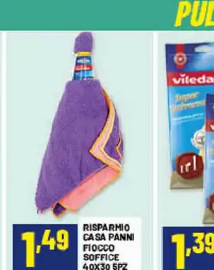 Panno fiocco soffice
