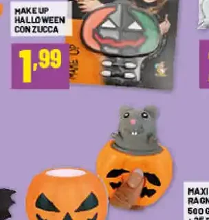 Makeup Halloween con zucca