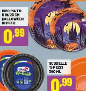 Bibo piatti Halloween